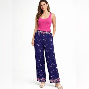 SHOSHO NWT Floral Palazzo Pant size L